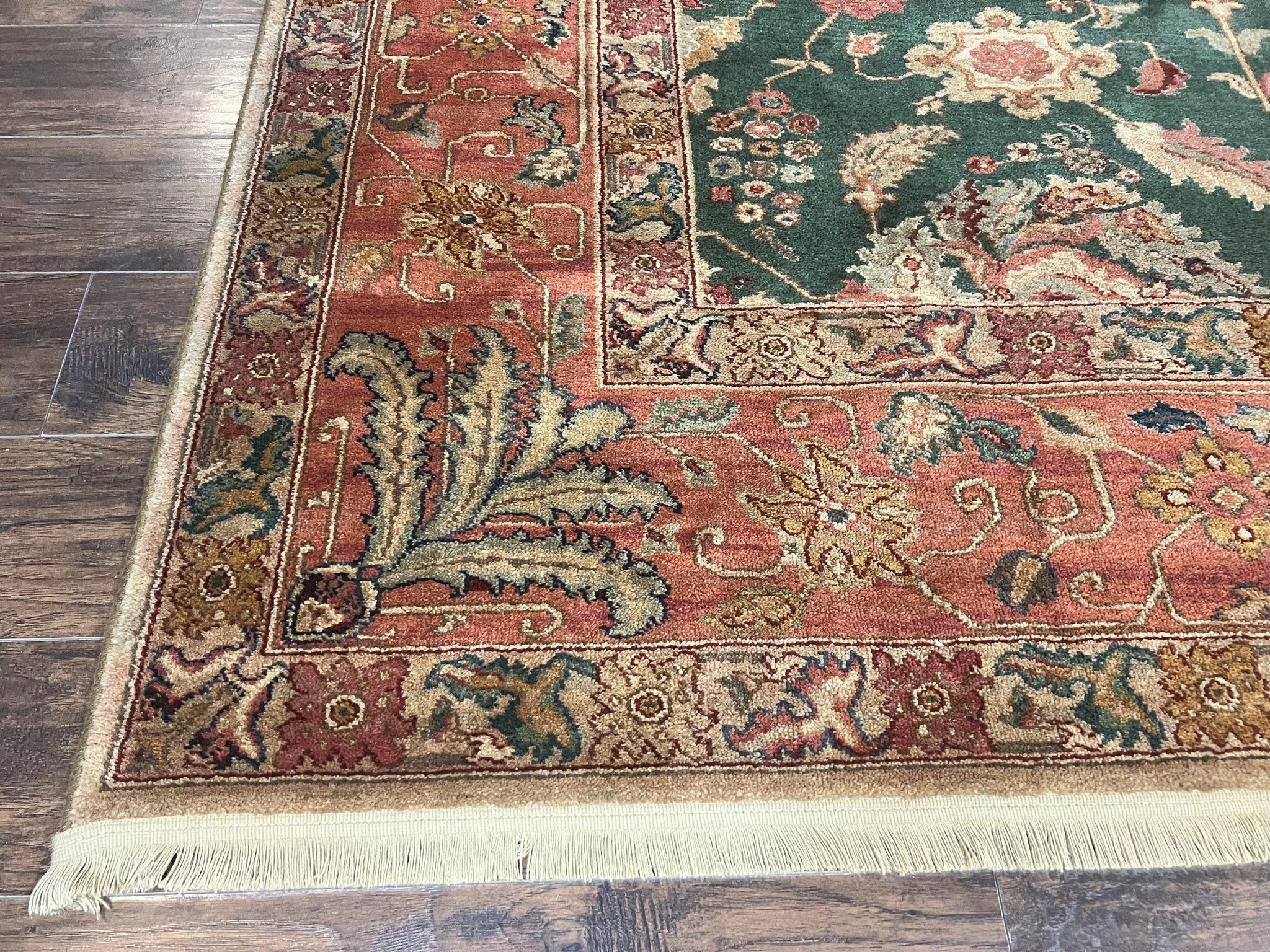 Karastan Rug 8.8 x 10 Samovar Teawash Agra #900-905, Vintage Wool Karastan Area Rug by Jewel Rugs