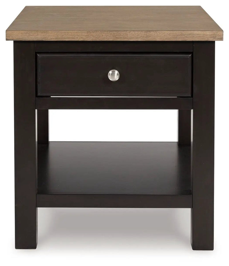 Drazmine - Rectangular End Table - Brown by Unique Piece Furniture