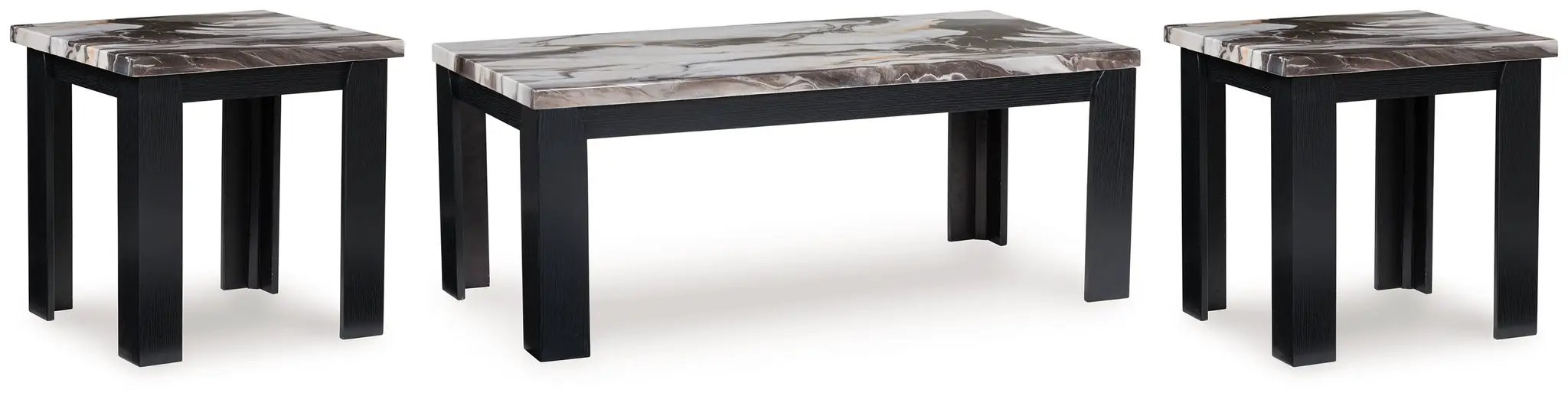 Jazmore - Occasional Table Set (Set of 3) - Dark Brown by Unique Piece Furniture