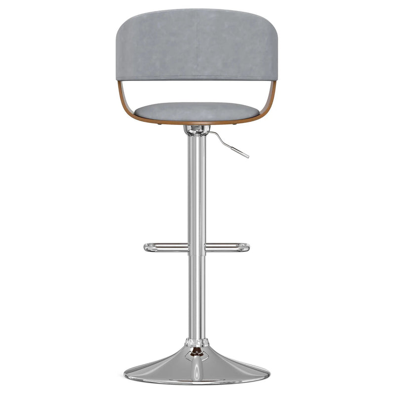 Lowell - Adjustable Swivel Bar Stool - Stone Gray by Unique Piece Furniture