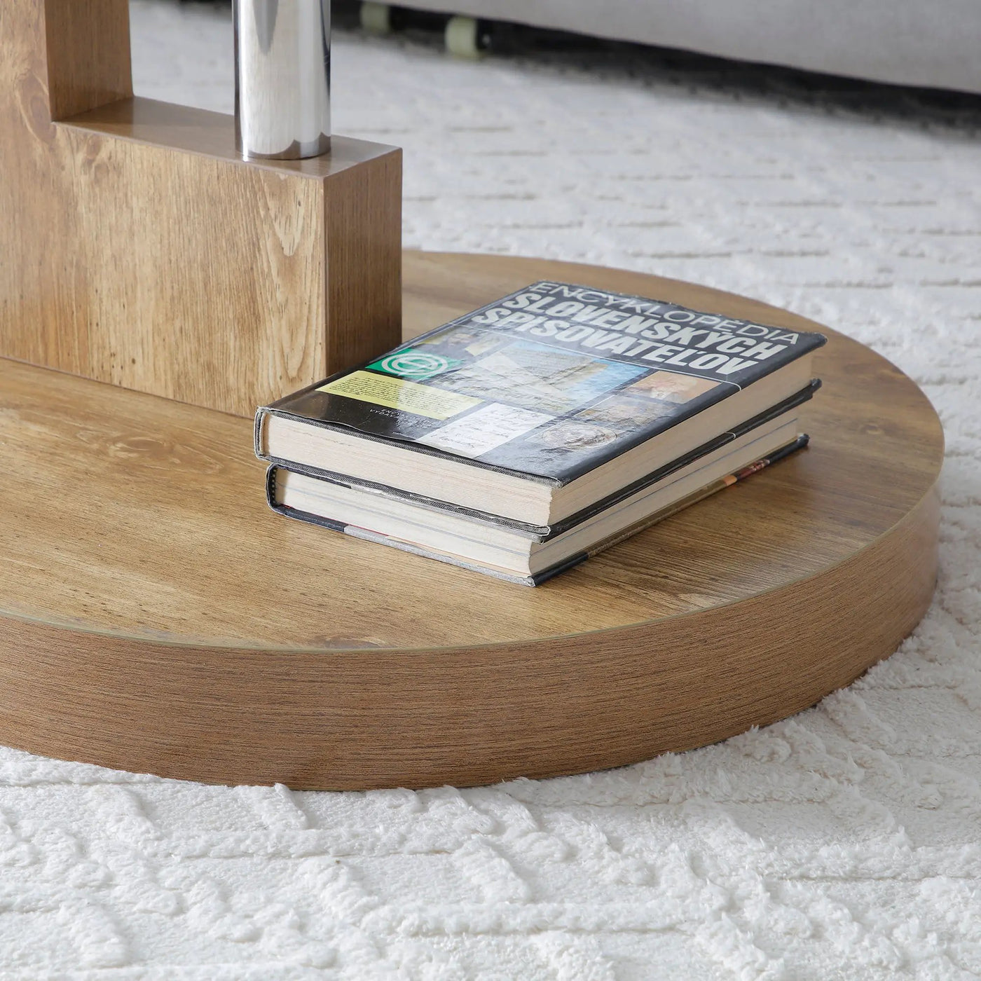 Modern and Practical Double-Layer Round Table by HouseOfZazla