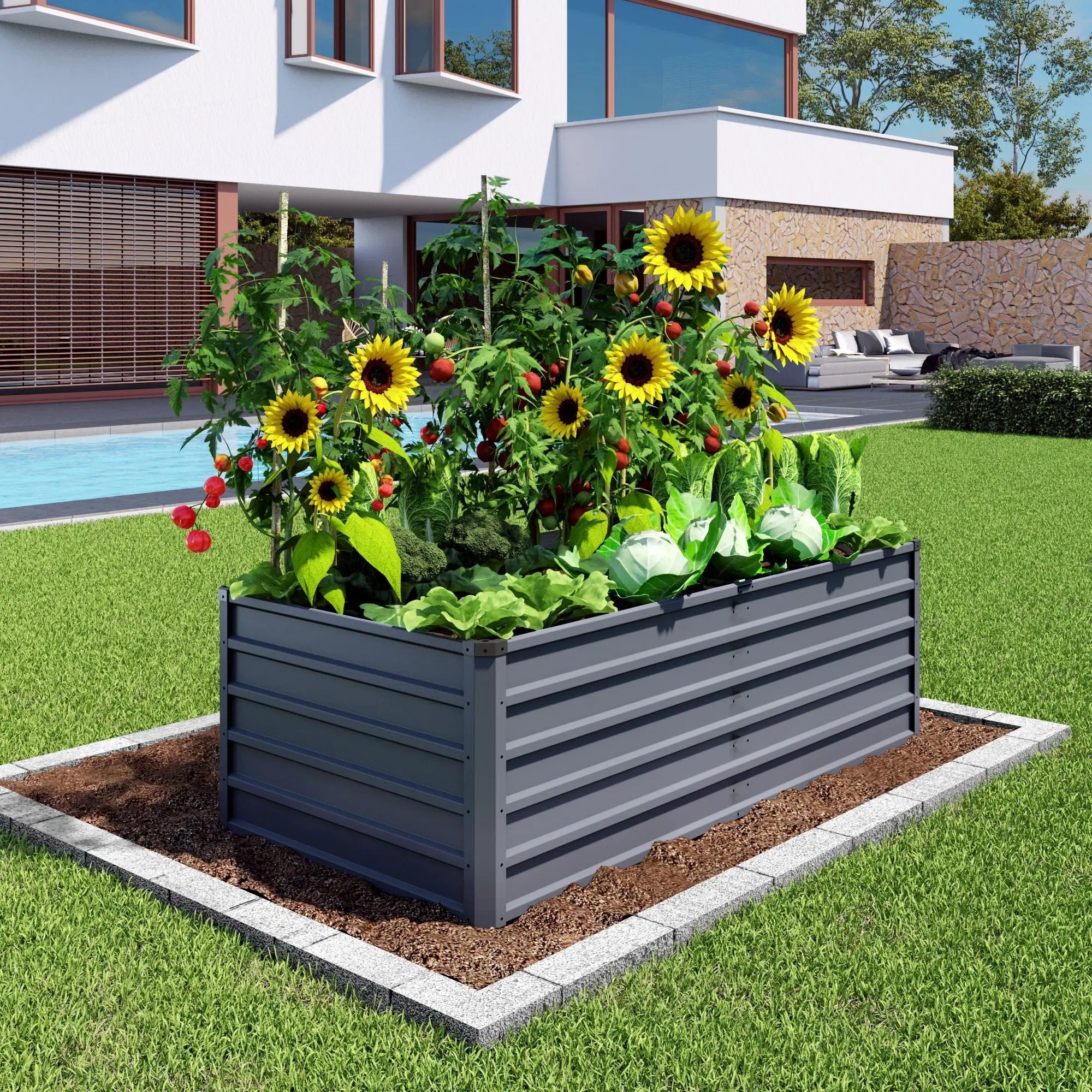 Large Garden Bed For Outdoor by Unique Piece Furniture