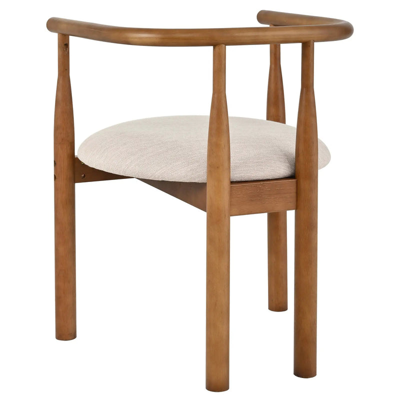 7 Pieces Modern Oval Dining Set, Rustic Farmhouse Solid Wood by HouseOfZazla