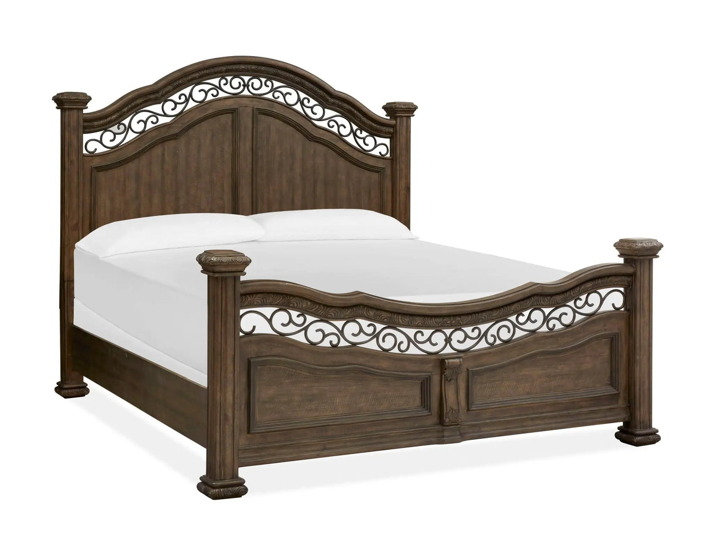 Durango - Wood Panel Bed - Willadeene Brown by Unique Piece Furniture