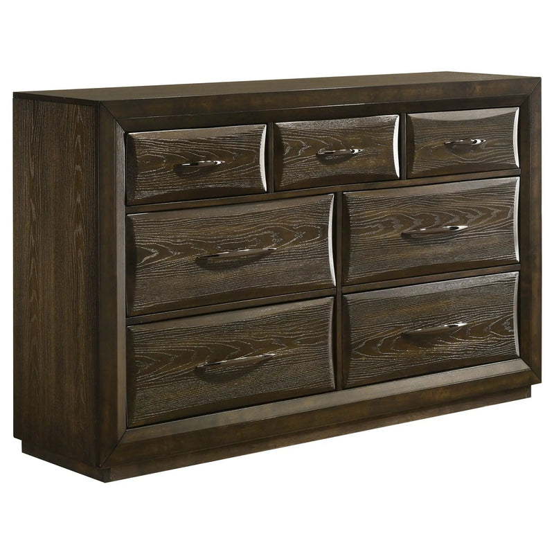Atlas 5-piece Queen Bedroom Set Dark Oak by Unique Piece Furniture