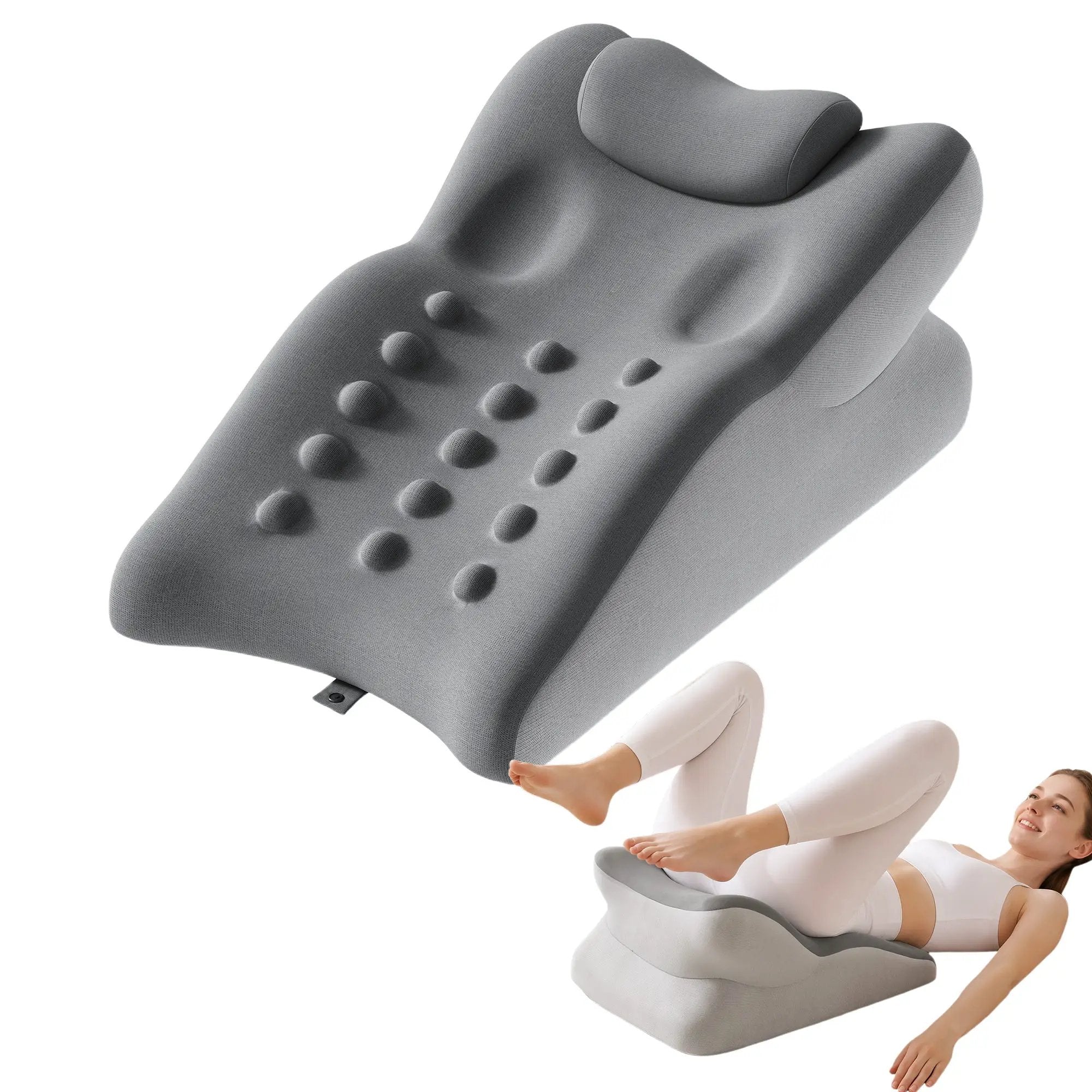 27° Ergonomic Memory Foam Support Pillow for Couples by HouseOfZazla