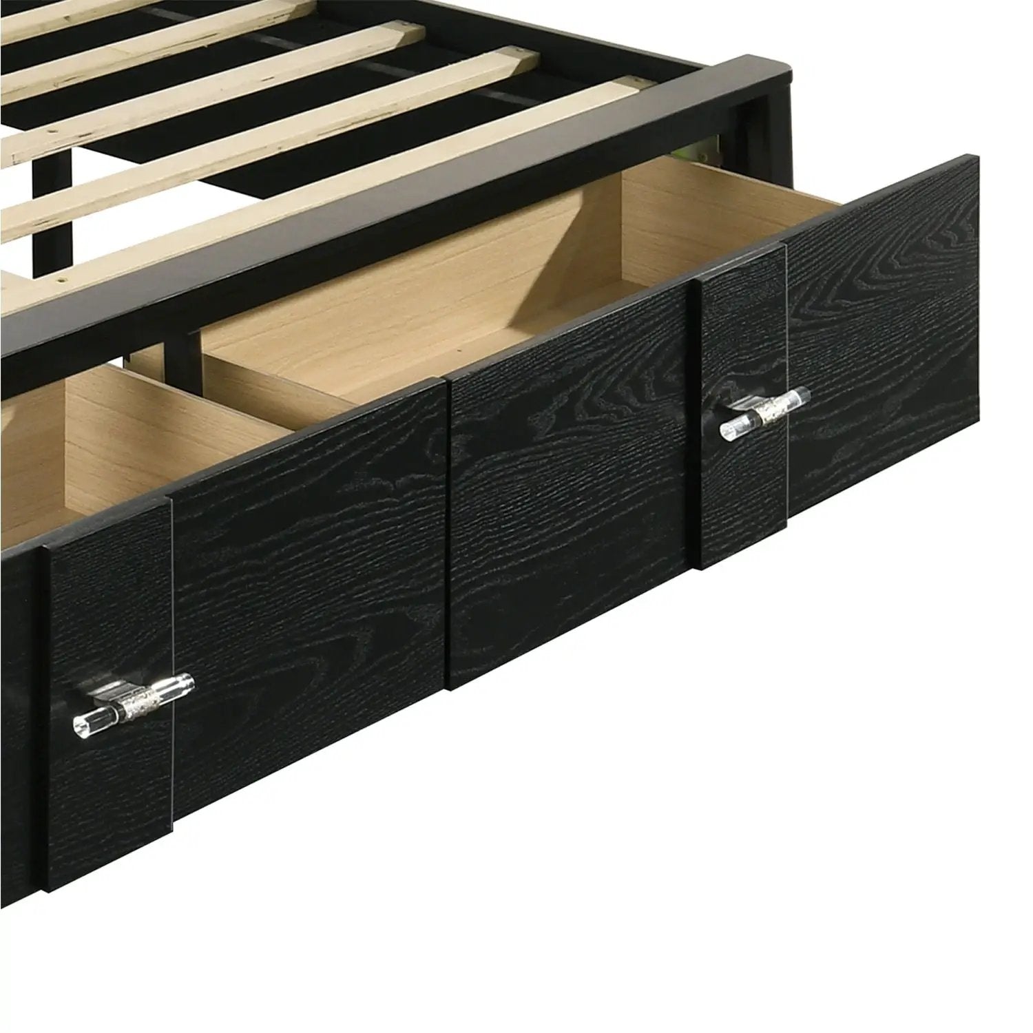 Opel - Storage Bed With LED Headboard by HouseOfZazla