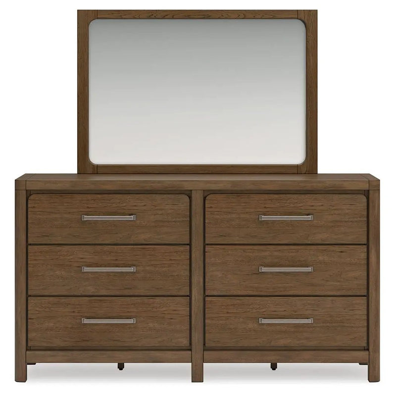 Cabalynn - Dresser And Mirror - Light Brown by Unique Piece Furniture