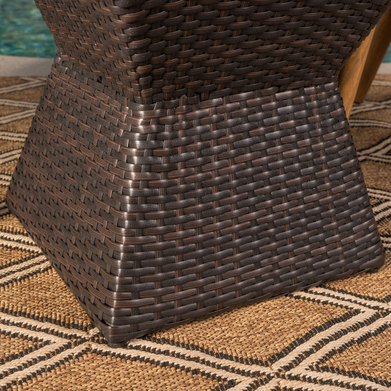 Calhoun 16 Outdoor Wicker End Table by HouseOfZazla