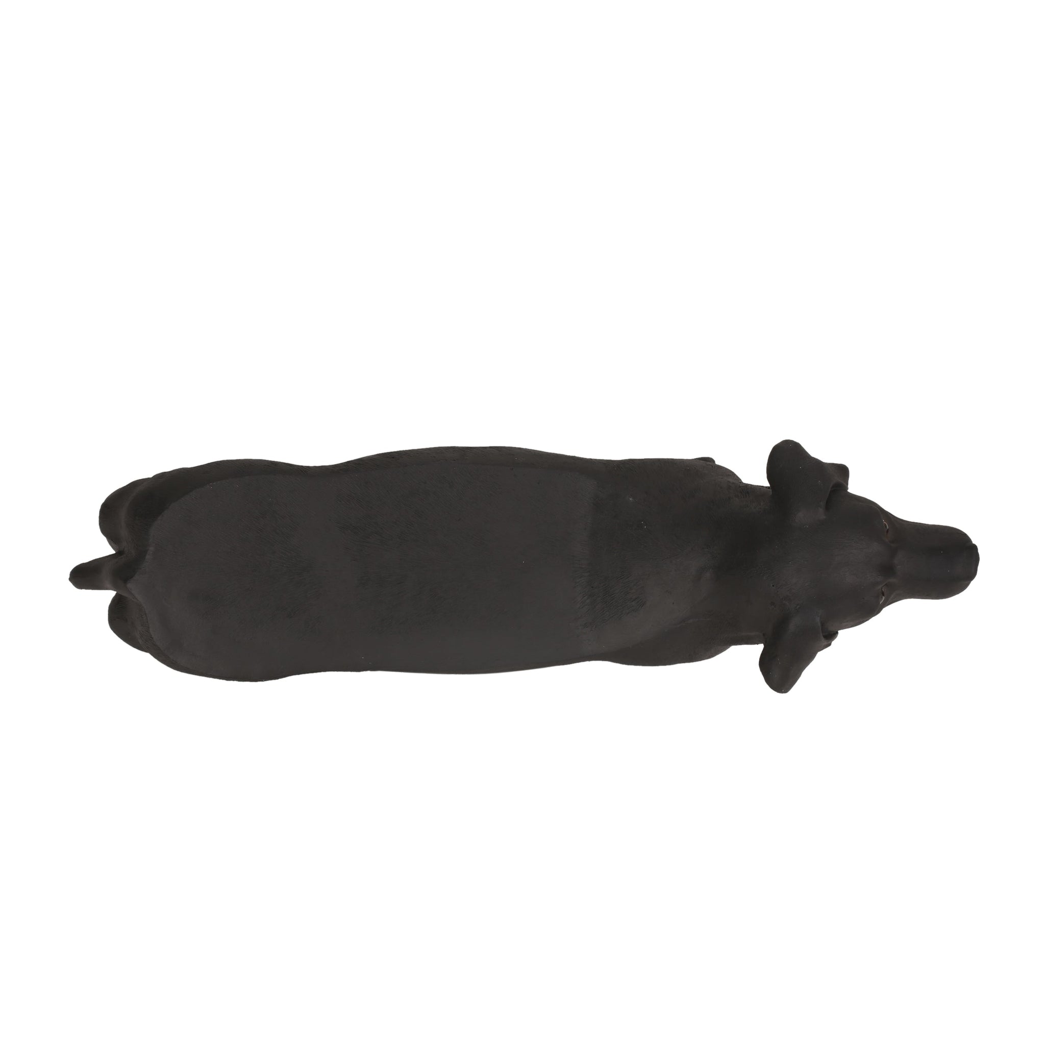 MGO Dog Bench - Outdoor Labrador Design, Matte Black by HouseOfZazla
