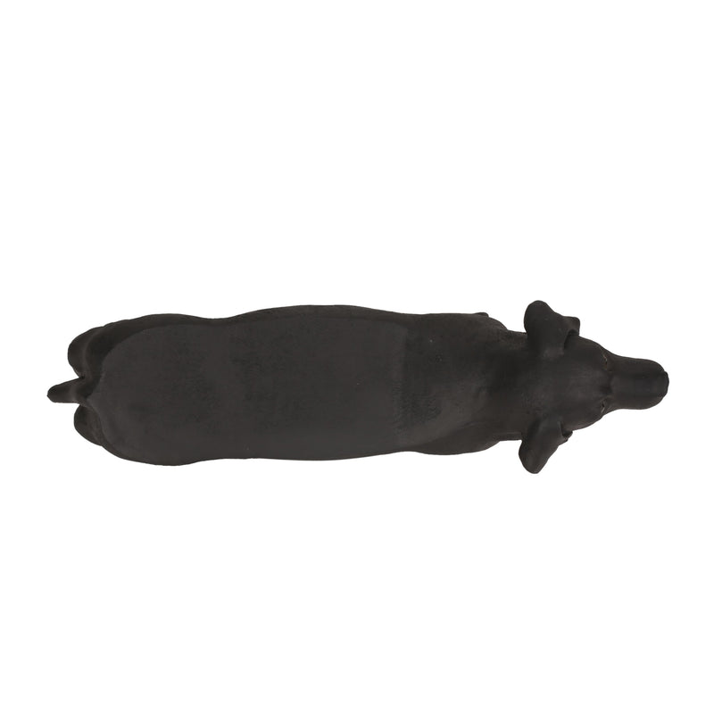 MGO Dog Bench - Outdoor Labrador Design, Matte Black by HouseOfZazla