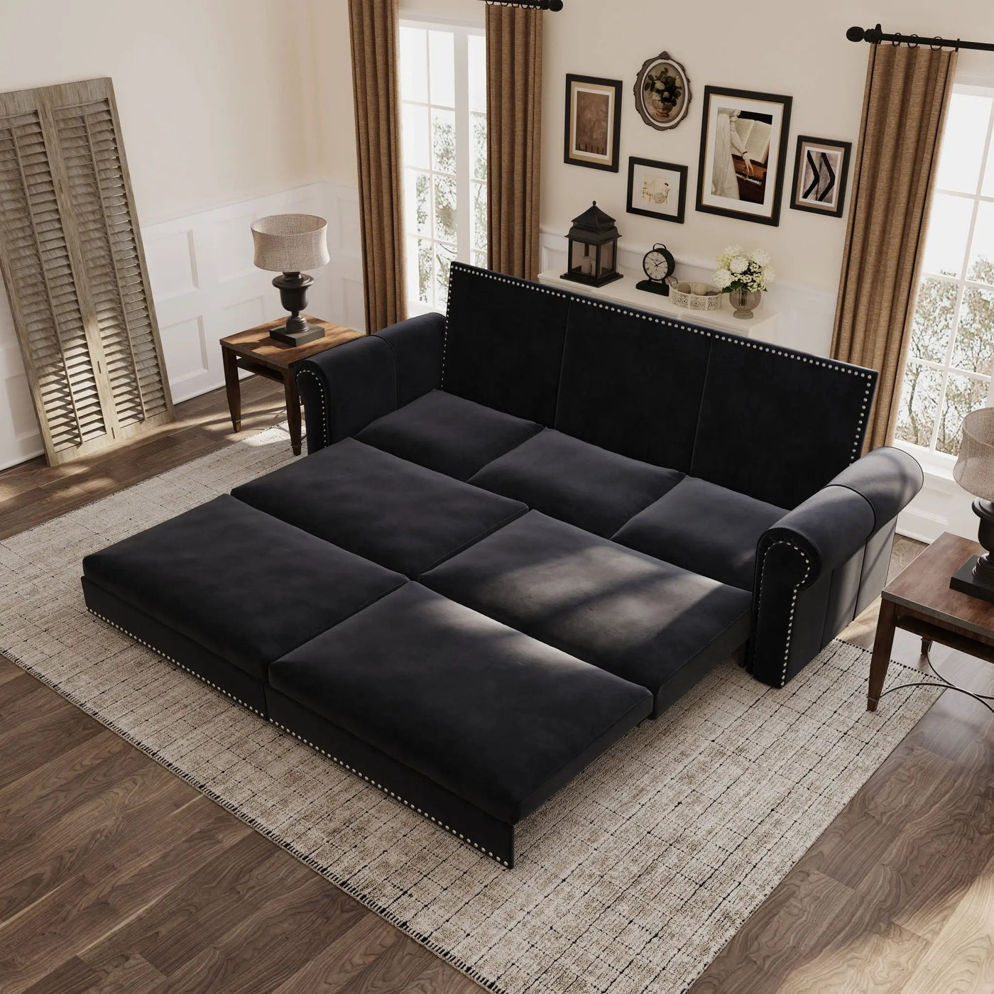 Chesterfield Sofa & Pull Out Bed by HouseOfZazla
