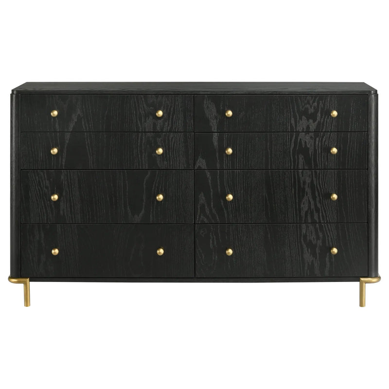 Arini 8-drawer Dresser Black by Unique Piece Furniture