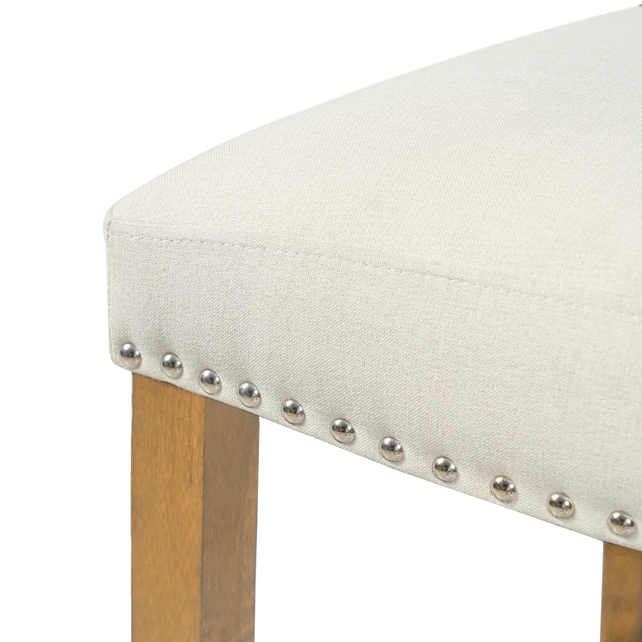 Barstools With Rivet Decoration - Set of 2 by HouseOfZazla