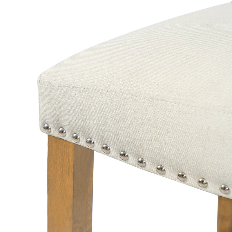 Barstools With Rivet Decoration - Set of 2 by HouseOfZazla