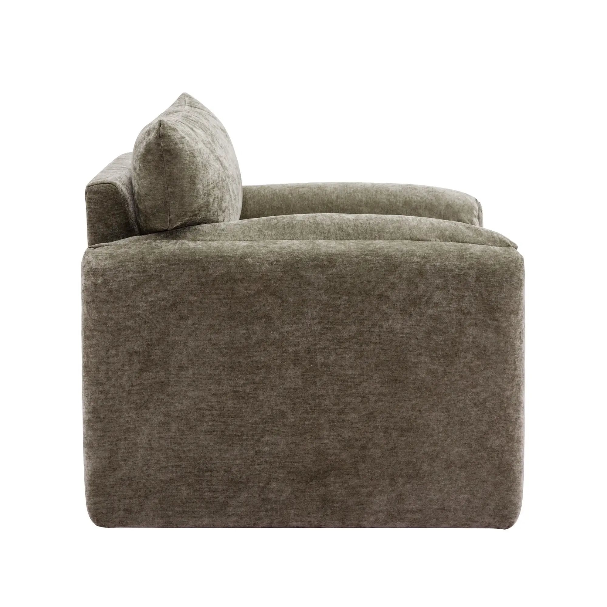 Oversized Accent Single Sofa Lounge Chair - Matcha Green by HouseOfZazla