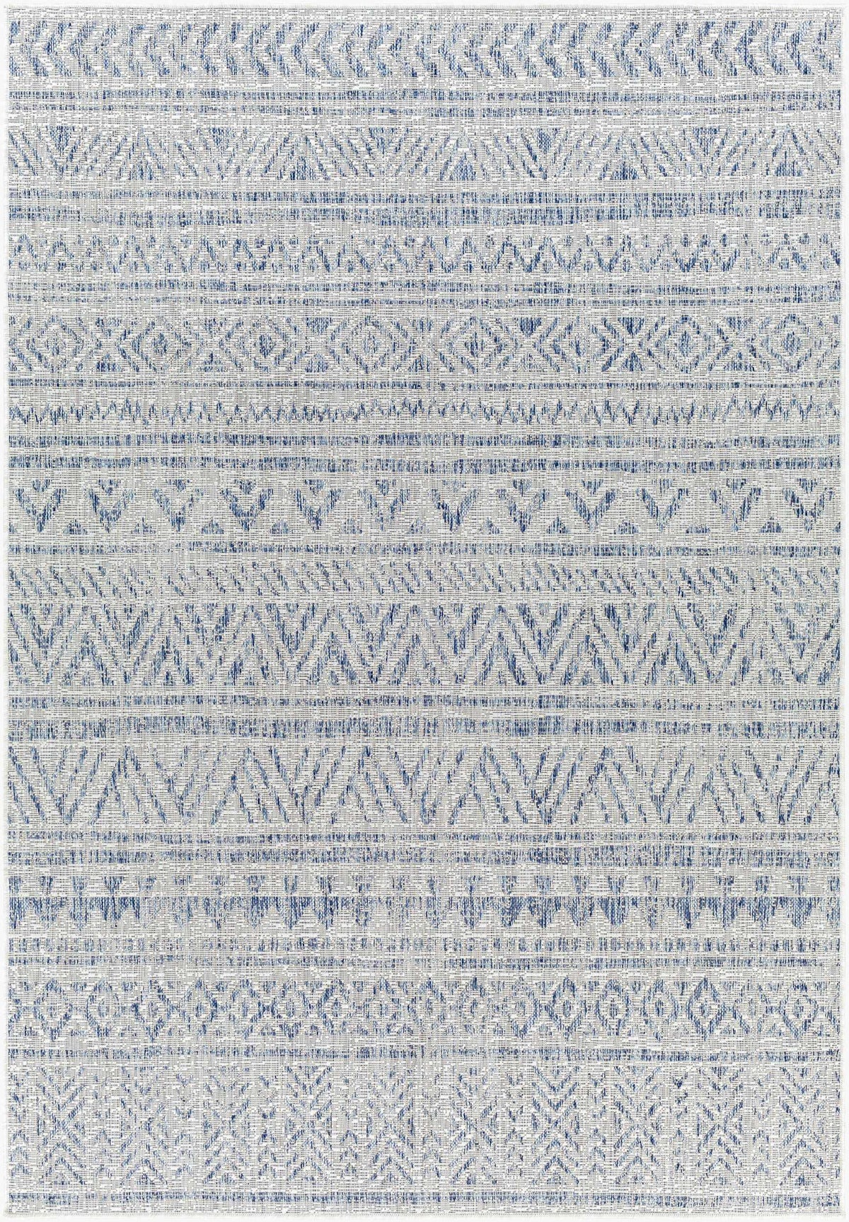 Novato Gray All Over Pattern Performance Outdoor Rug - Clearance, photo 7 of 24