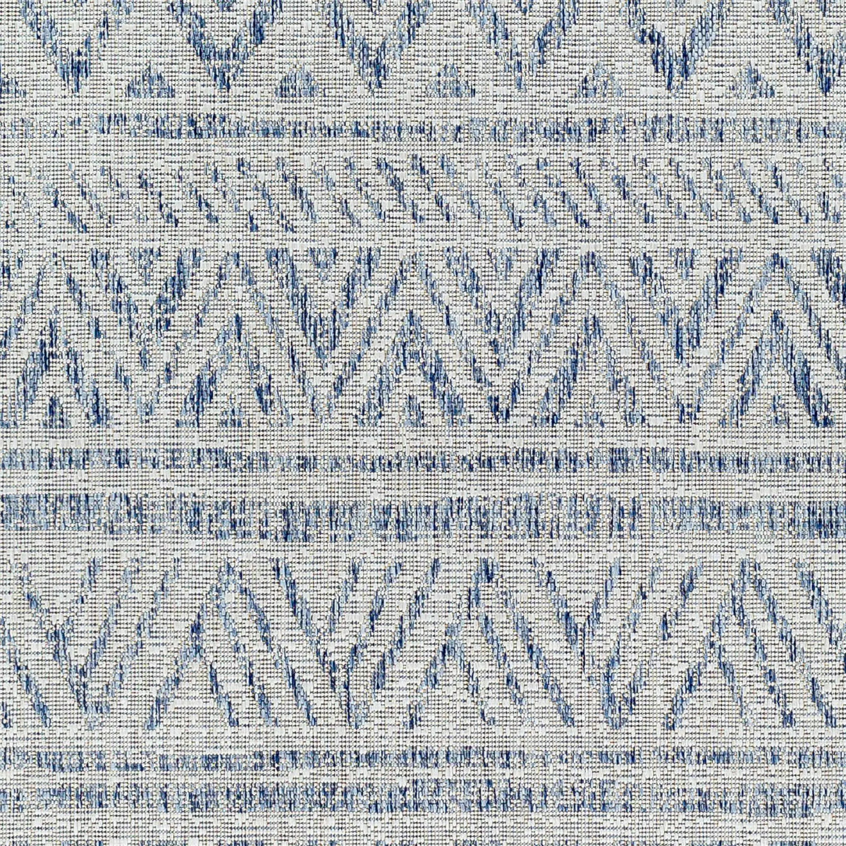 Novato Gray All Over Pattern Performance Outdoor Rug - Clearance, sample swatch 3