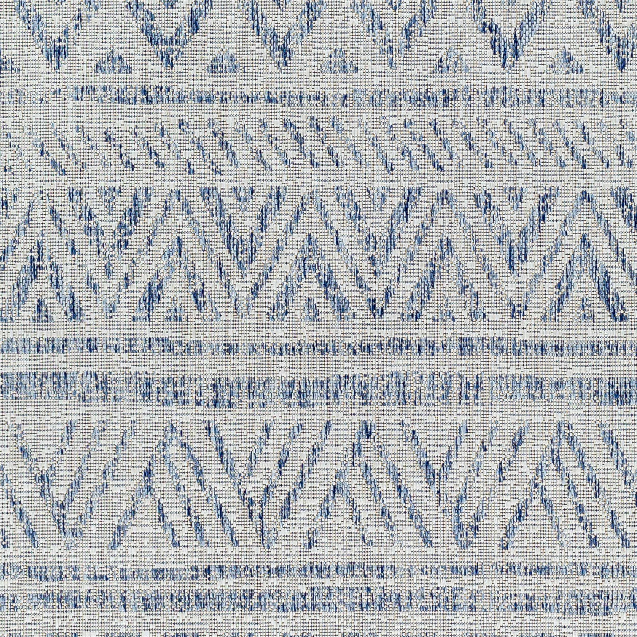Novato Gray All Over Pattern Performance Outdoor Rug - Clearance by Boutique Rugs