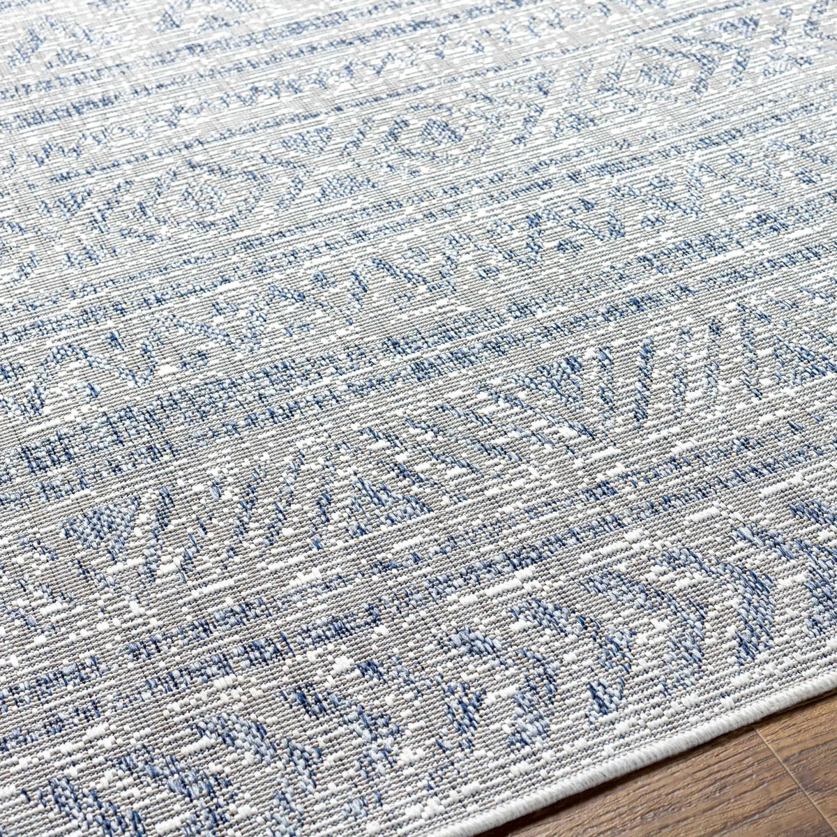 Novato Gray All Over Pattern Performance Outdoor Rug - Clearance, photo 21 of 24