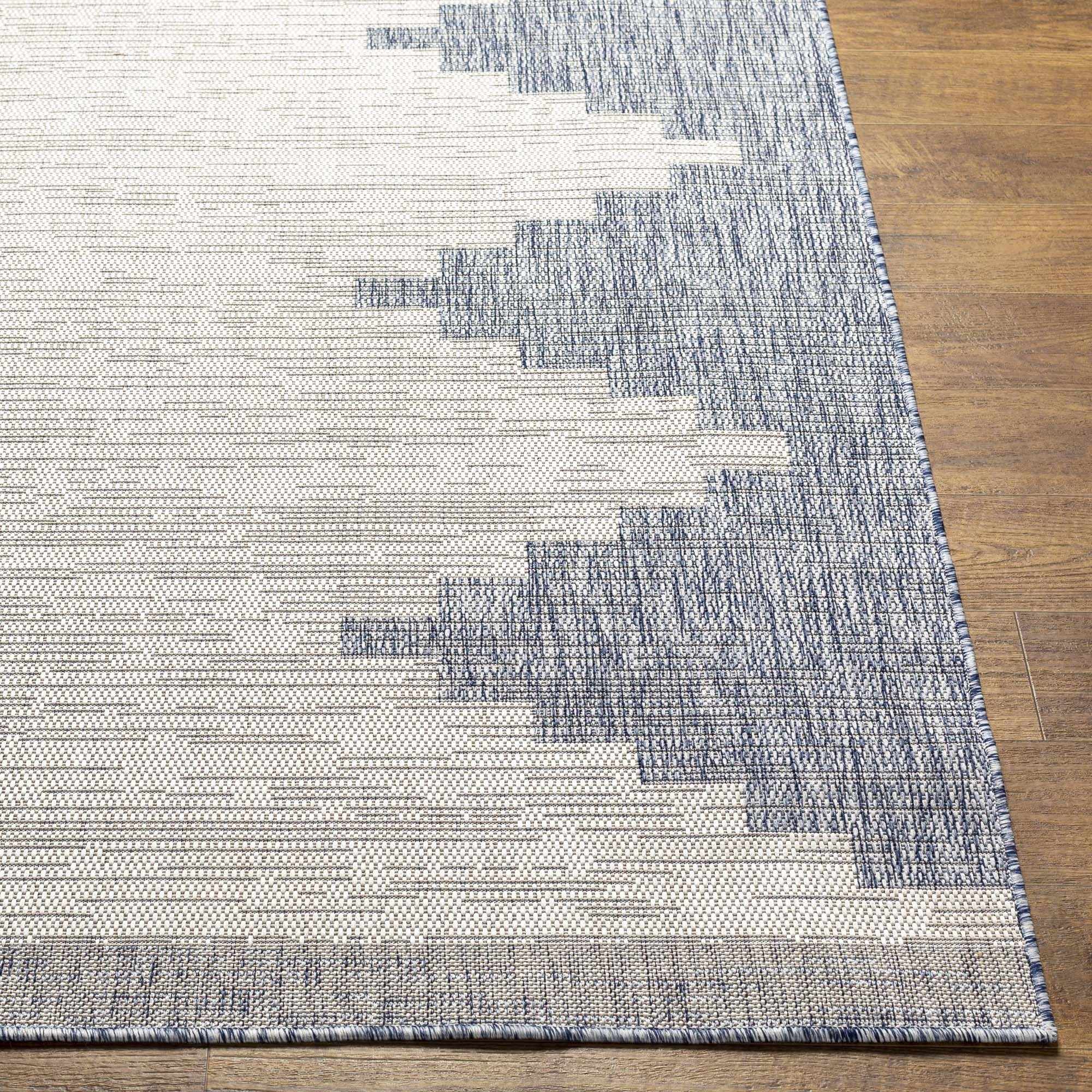 Djugun Blue Indoor & Outdoor Rug by Hauteloom
