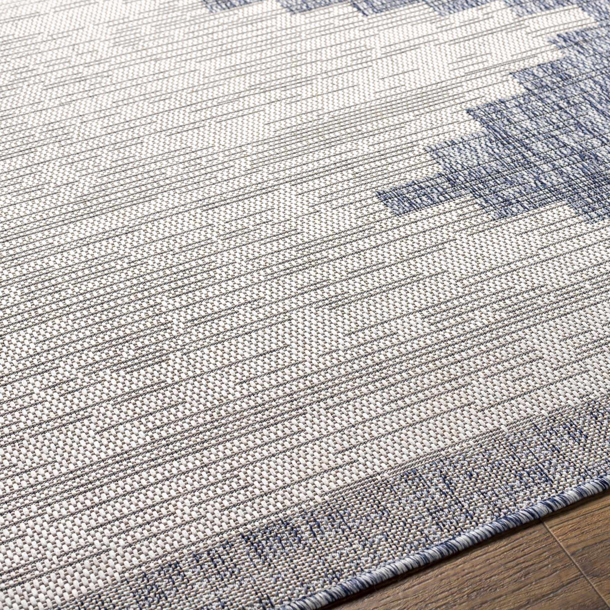 Djugun Blue Indoor & Outdoor Rug by Hauteloom