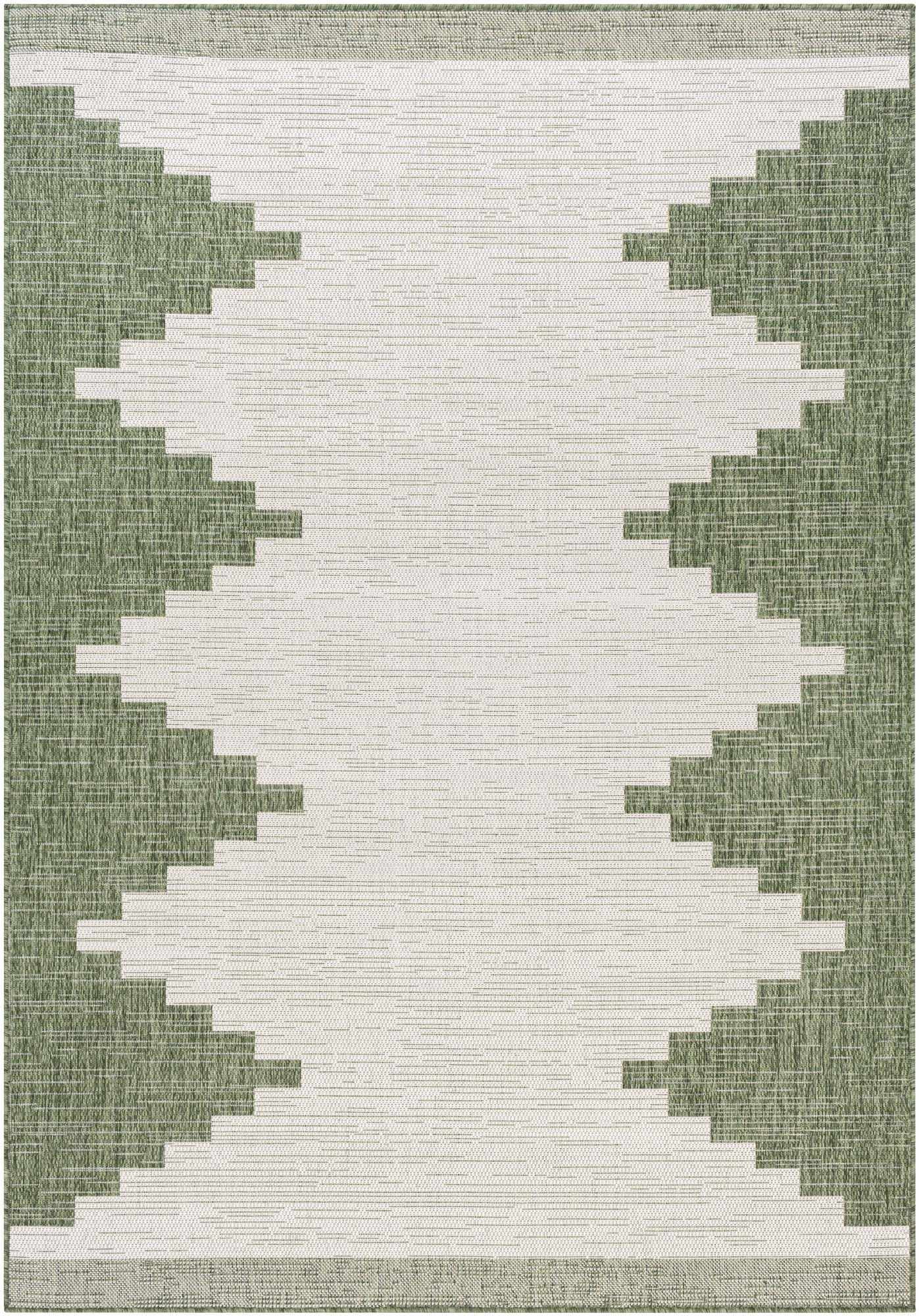 Djugun Green Indoor & Outdoor Rug by Hauteloom