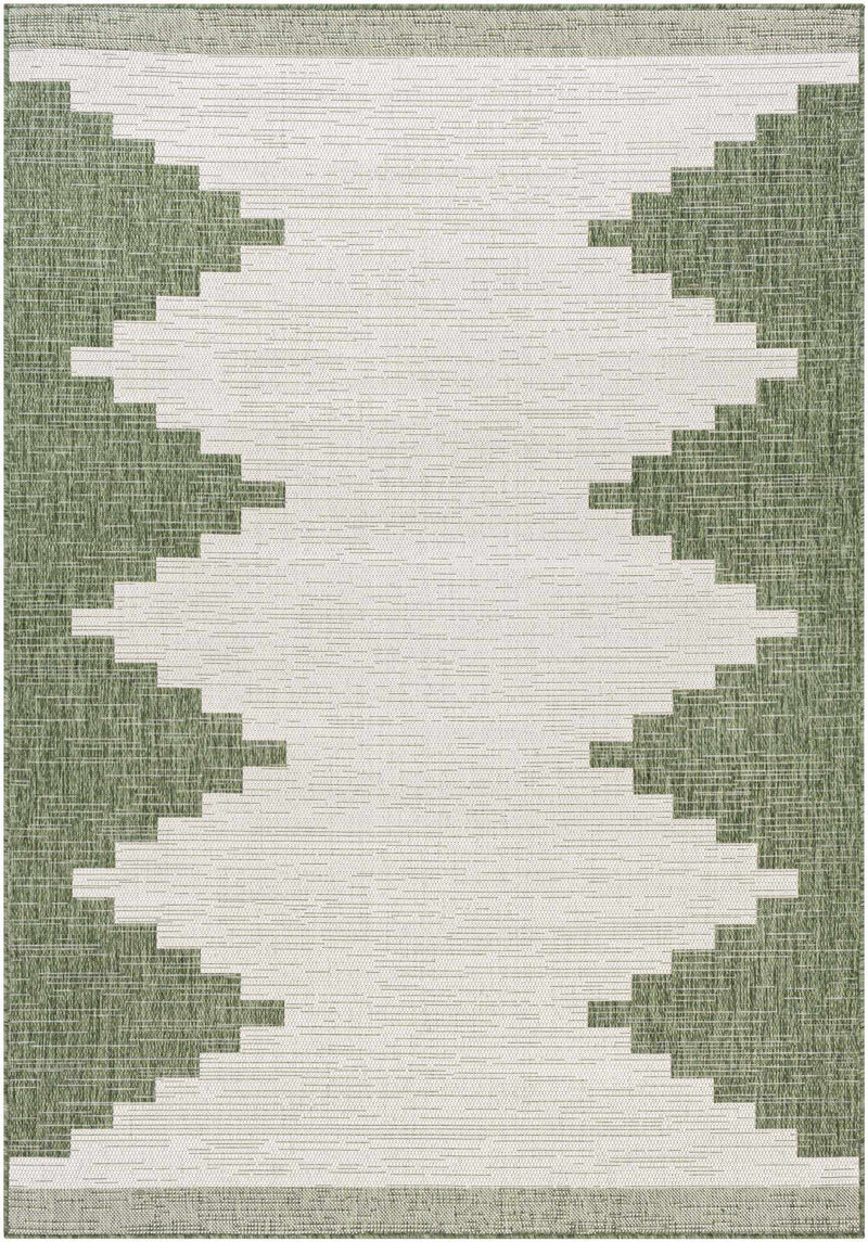 Djugun Green Indoor & Outdoor Rug by Hauteloom