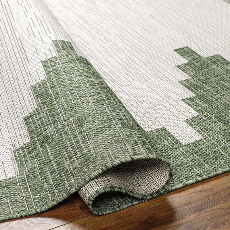 Djugun Green Indoor & Outdoor Rug by Hauteloom