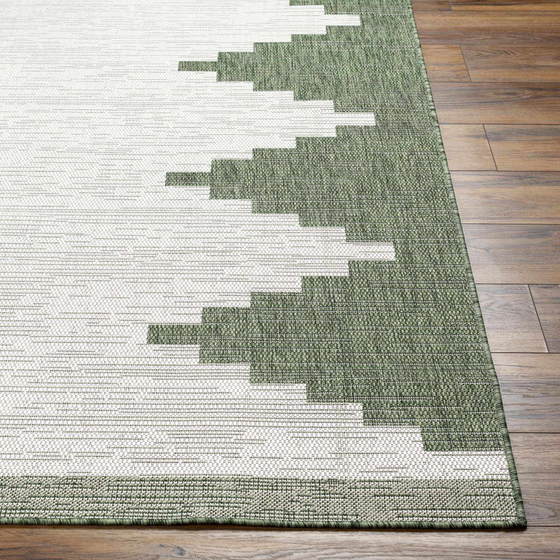 Djugun Green Indoor & Outdoor Rug by Hauteloom