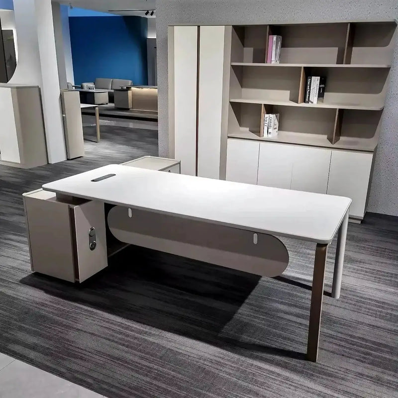 Easton · Modern L-Shaped Executive Desk by Arc Grove