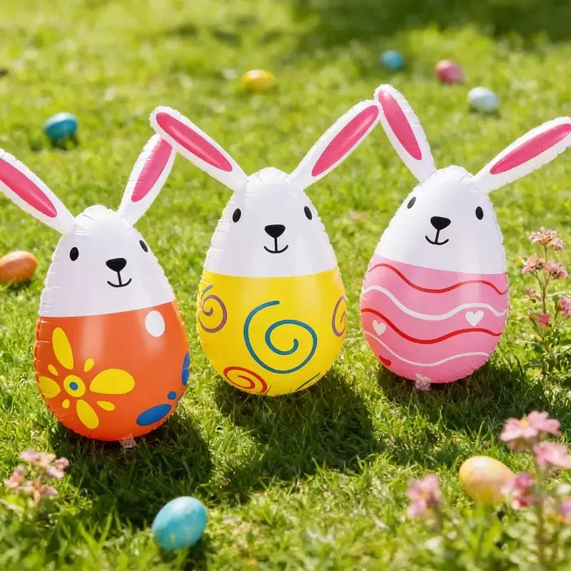 Easter Decor - Colorful Inflatable Set by House Of Avana