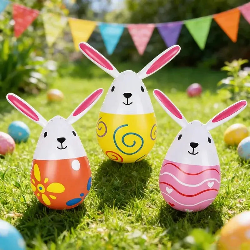 Easter Decor - Colorful Inflatable Set by House Of Avana