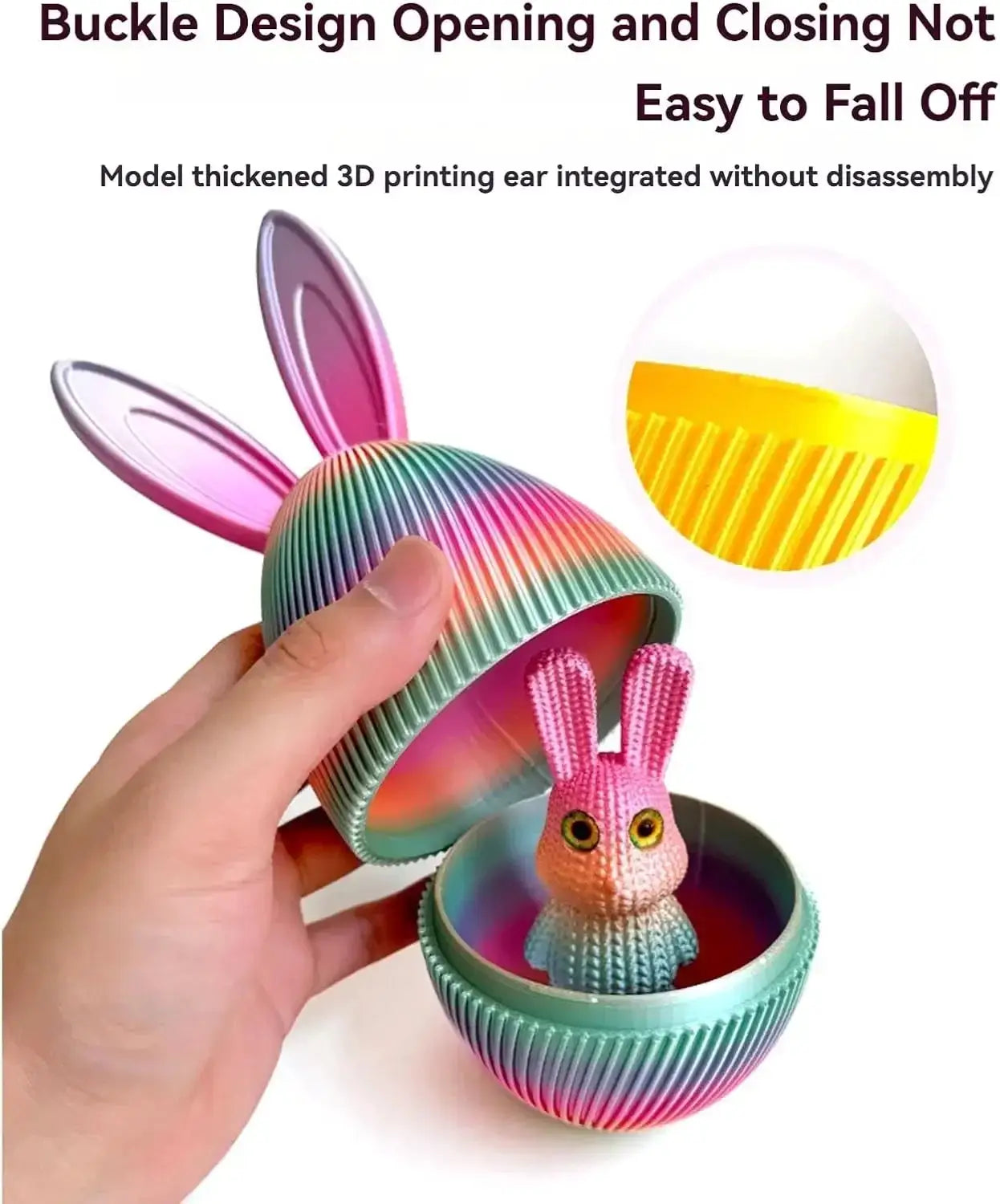Easter Ornament - Decorative Ceramic Bunny by House Of Avana