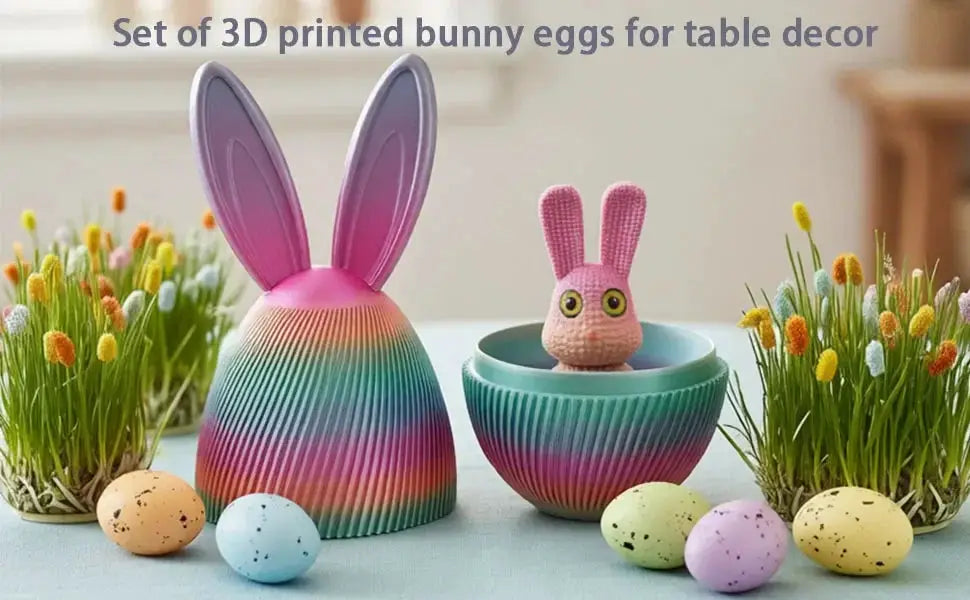 Easter Ornament - Decorative Ceramic Bunny by House Of Avana