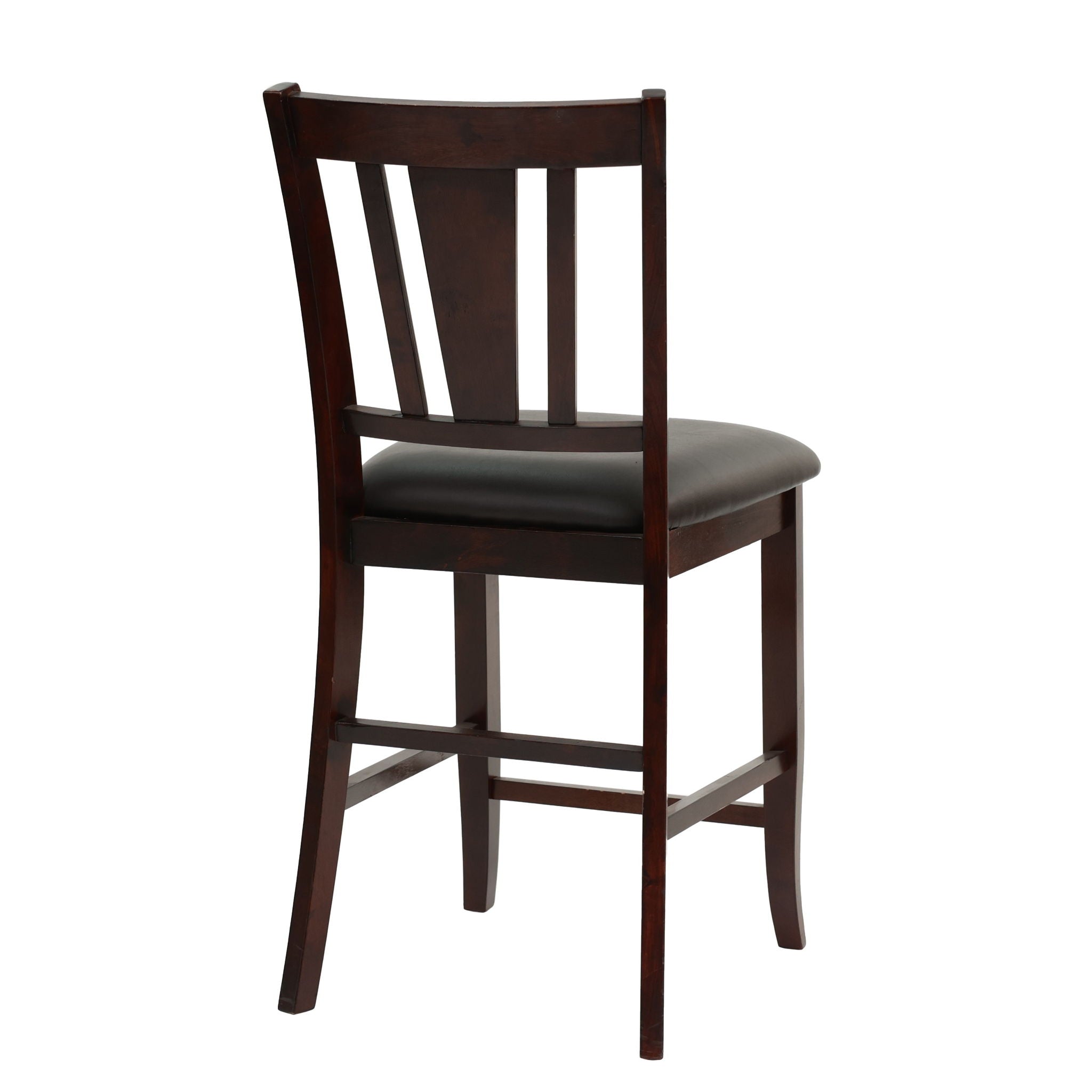 7 Piece Counter Height Dining Set With Butterfly Leaf Table And Chairs - Brown / Espresso by HouseOfZazla