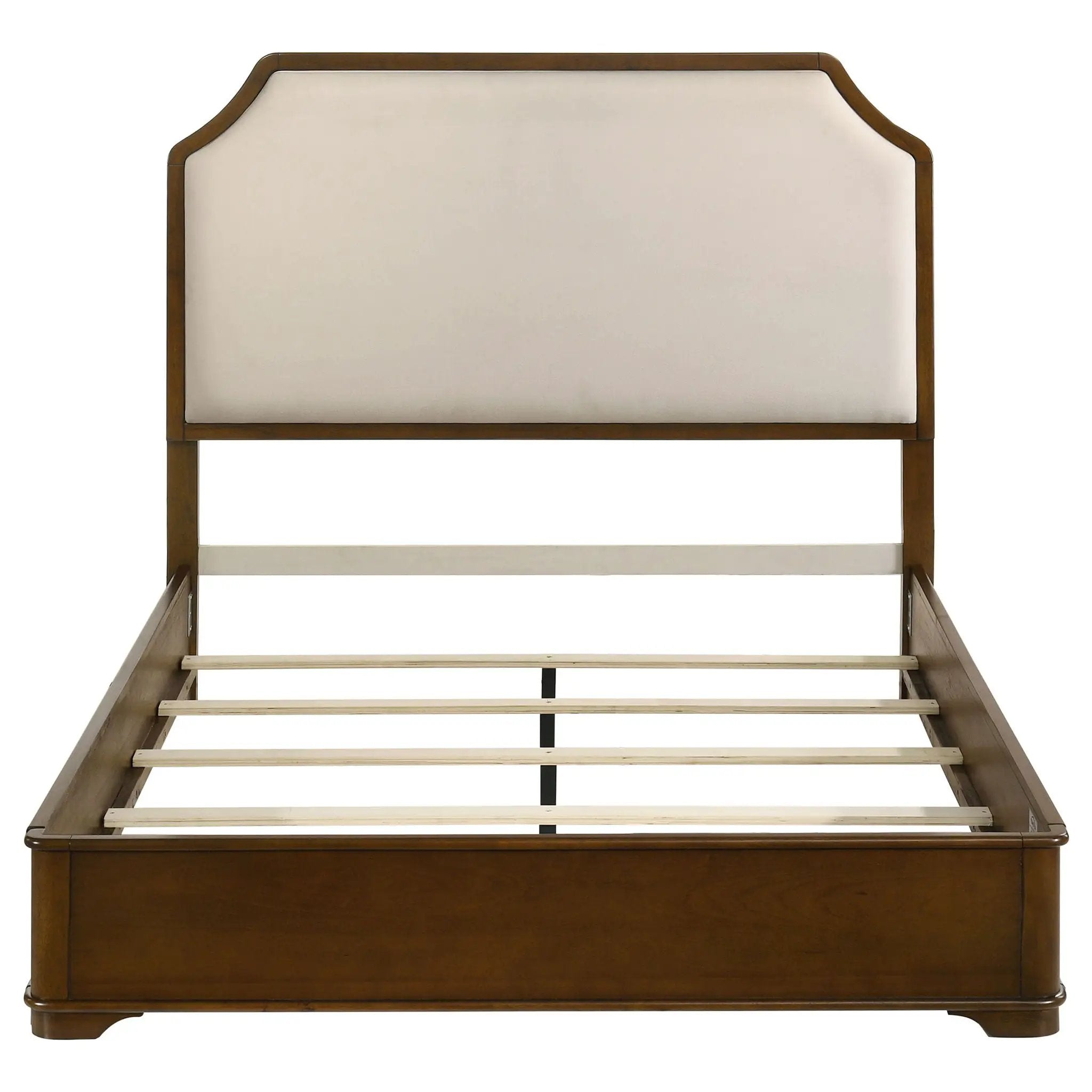 Garland 58-inch Queen Panel Bed Cream and Brown Cherry by Unique Piece Furniture