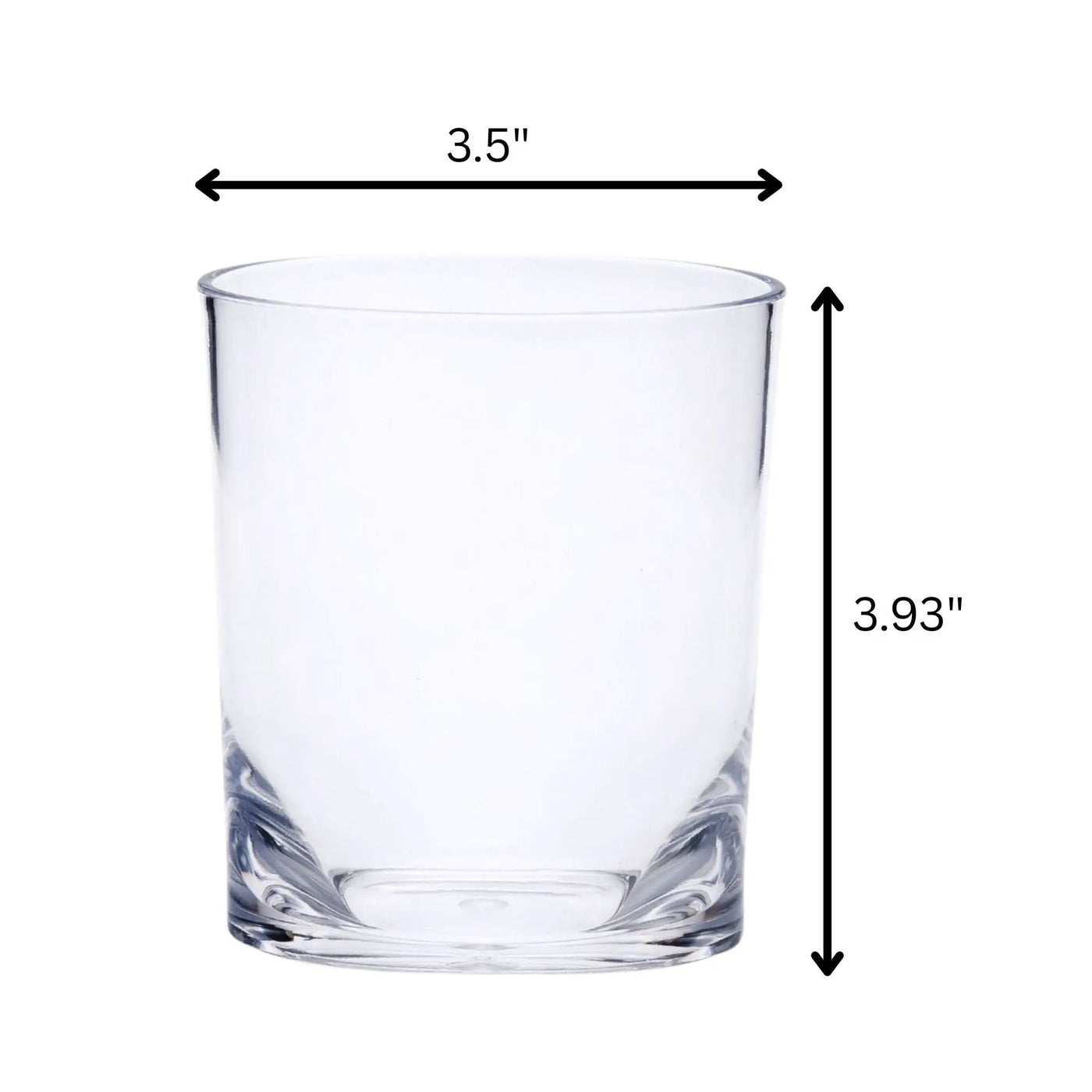 Oval Halo Acrylic Glasses (Set of 4) by HouseOfZazla