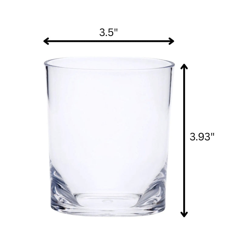 Oval Halo Acrylic Glasses (Set of 4) by HouseOfZazla