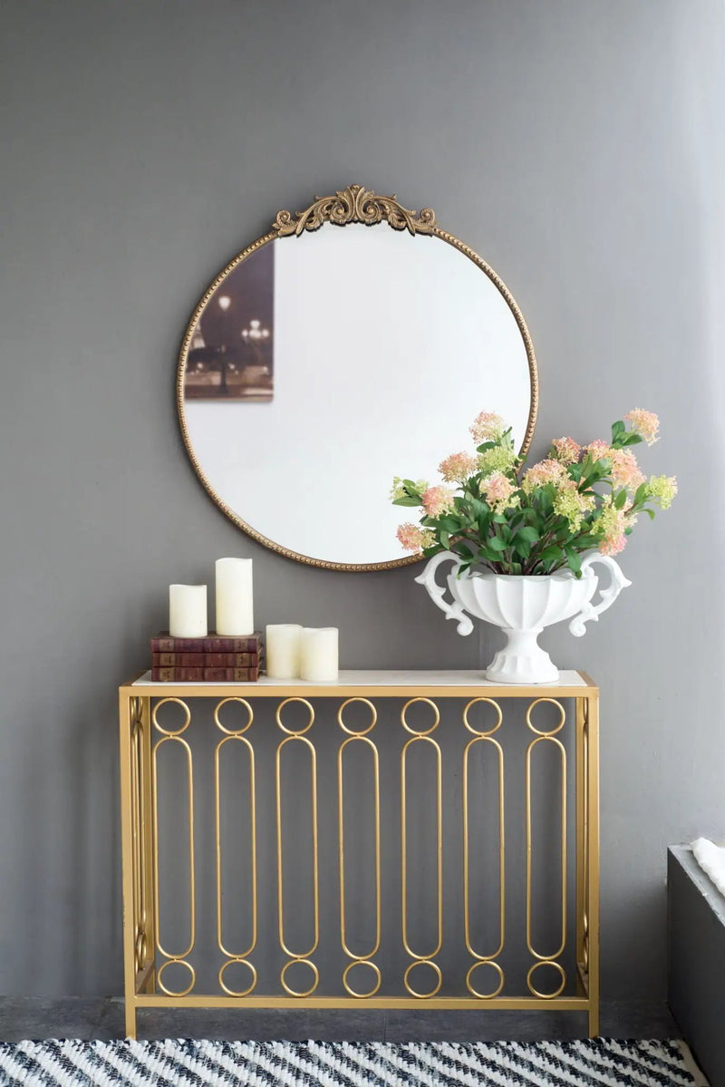 Classic Design Mirror With Baroque Inspired Frame by HouseOfZazla
