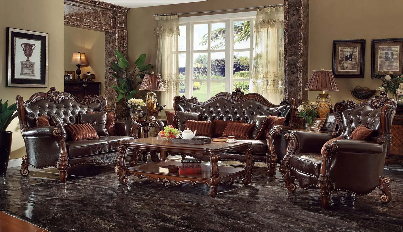 Versailles - Loveseat With 5 Pillows by Unique Piece Furniture