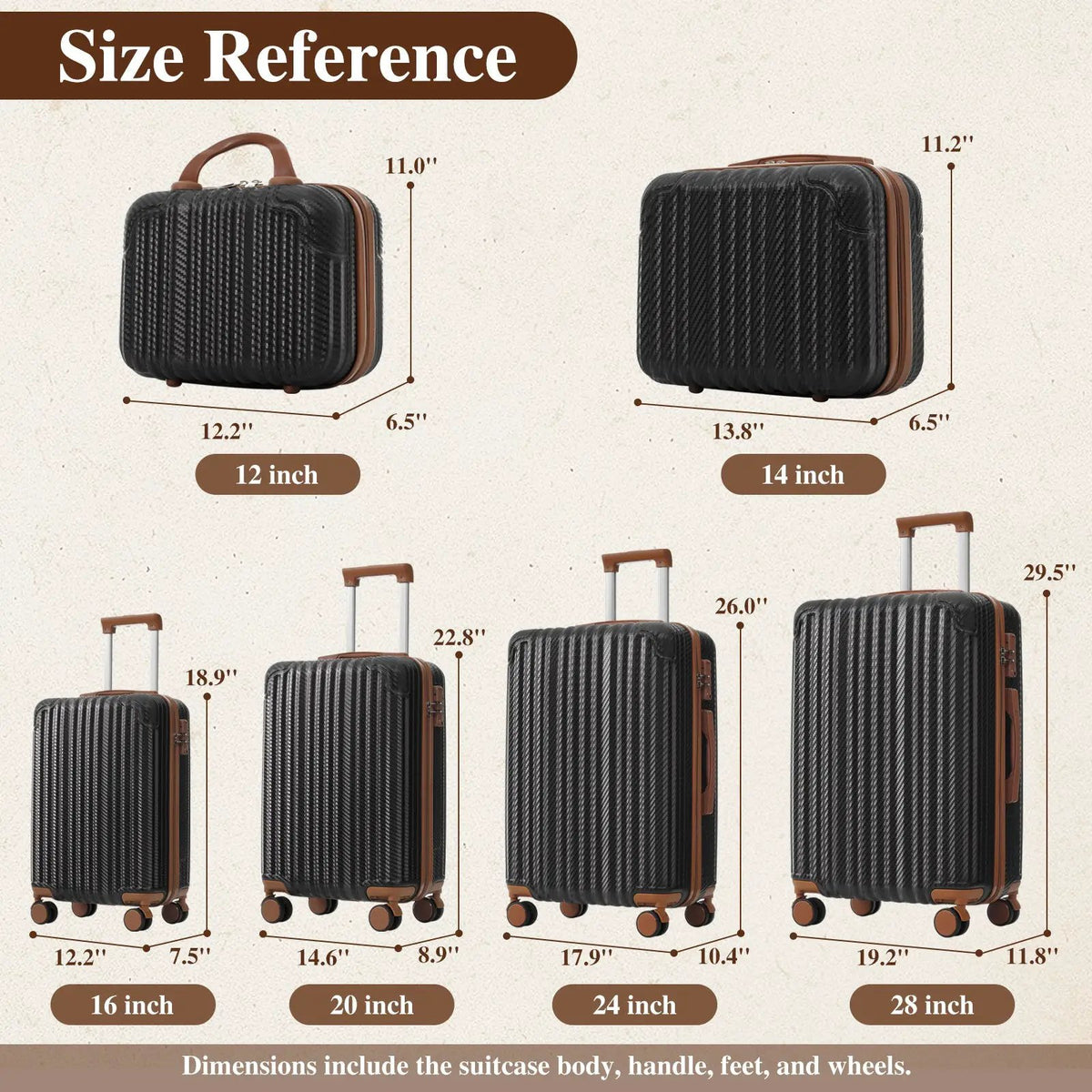 2-Piece Hardshell Luggage Set by HouseOfZazla