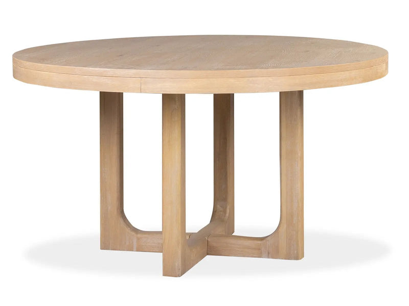 Somerset - Round Dining Table - Butternut and Omari Natural by Unique Piece Furniture
