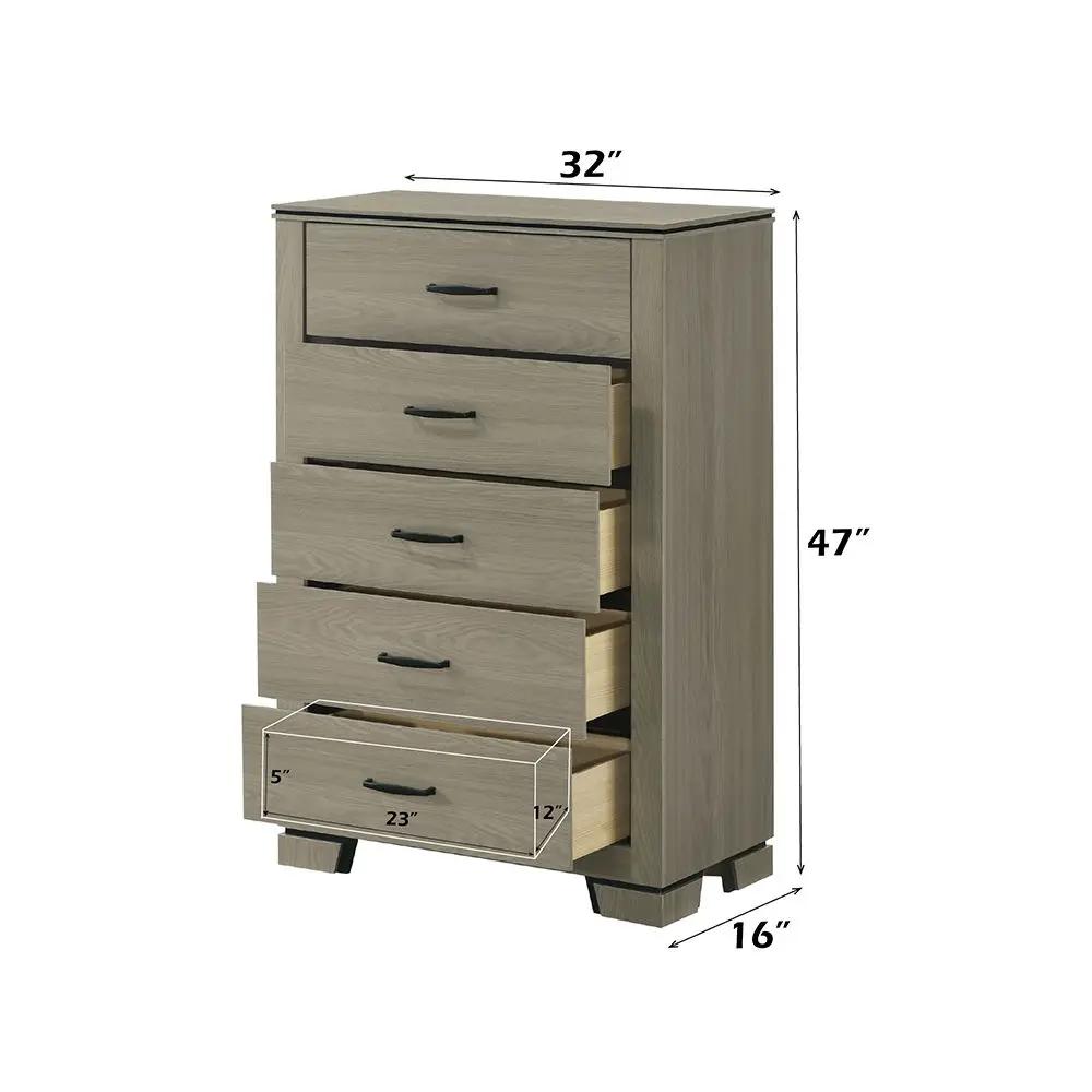 Joanna - Chest - Weathered Gray by Unique Piece Furniture