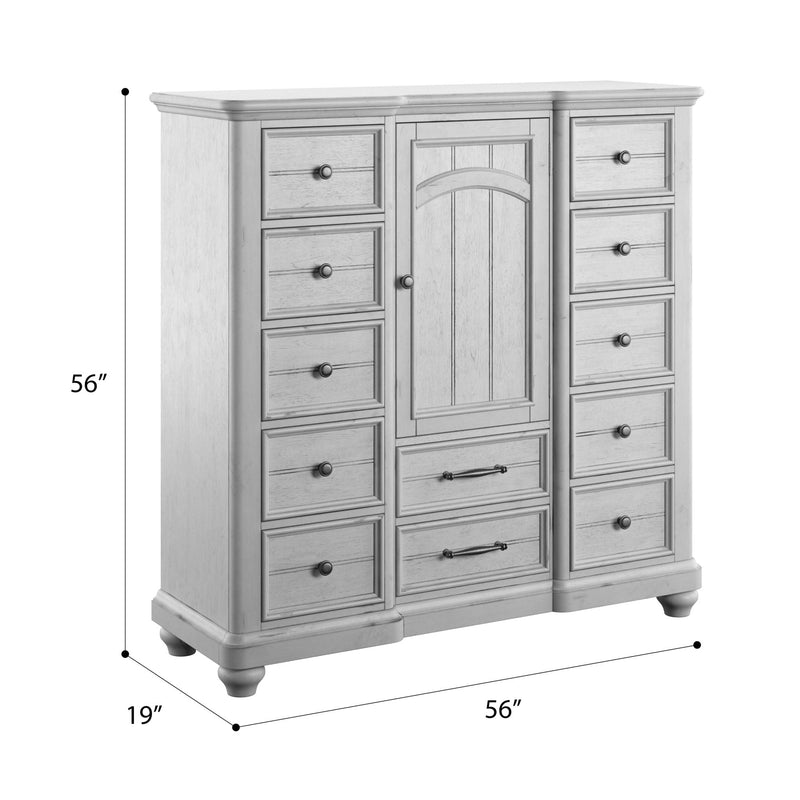 22 Drawer Master Chest With Cabinet - Gray by HouseOfZazla