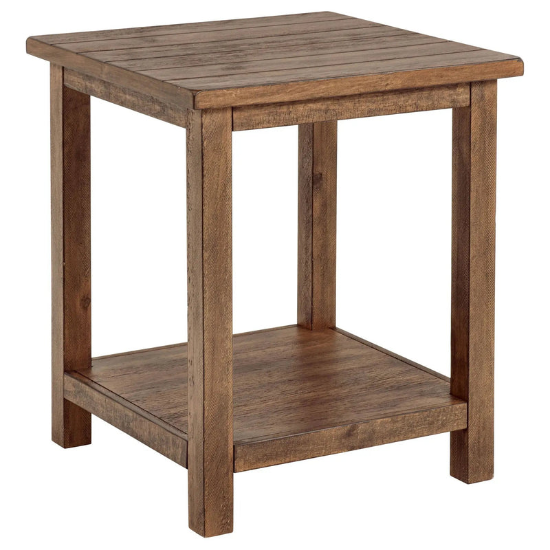 Payne 2-piece Coffee and End Table Set Distressed Brown by Unique Piece Furniture
