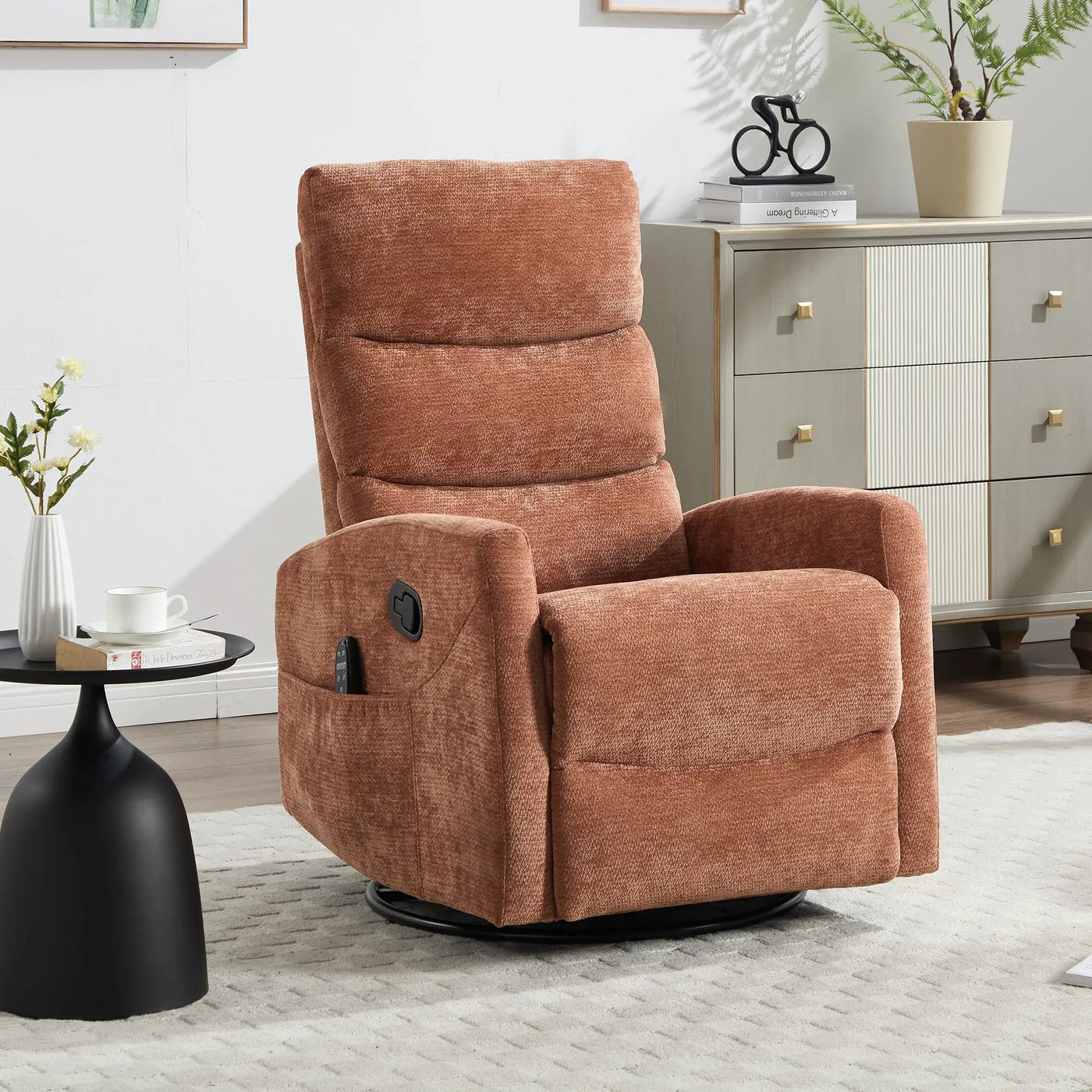 Heat Massage Manual Recliner Chair by HouseOfZazla