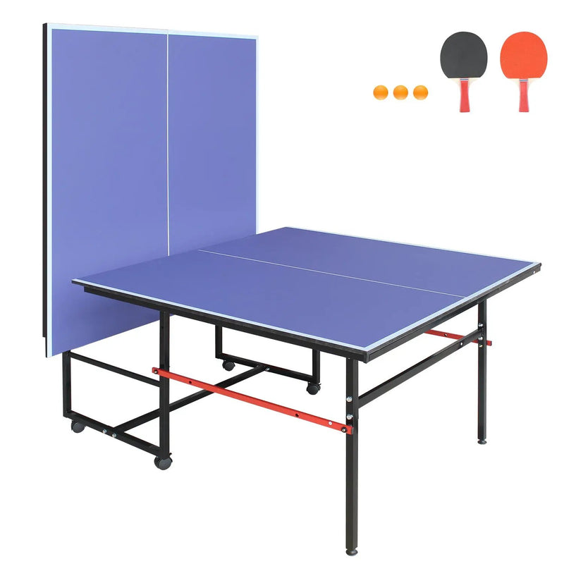 8ft Mid-Size Table Tennis Table Set by HouseOfZazla