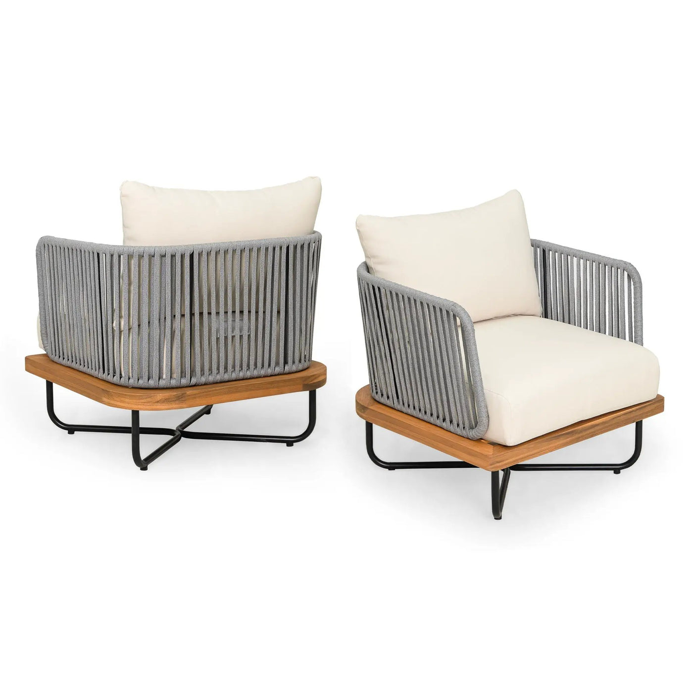 Lucca Outdoor Acacia Wood Chair by HouseOfZazla