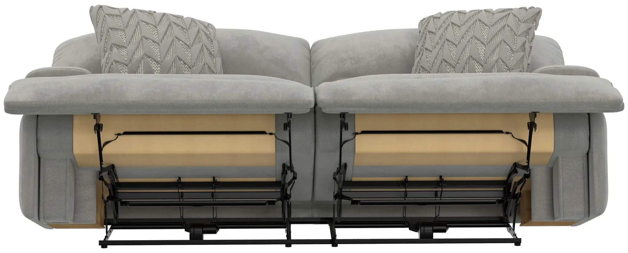 Renaldo - Power Sofa With Zero Gravity Recline - Stone by Unique Piece Furniture